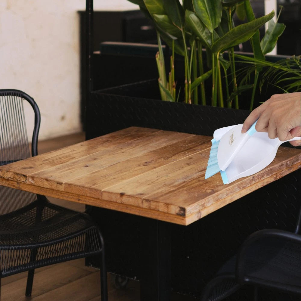 3 Pieces Convenient Small Dustpan Set Cleaning Tools Household Supplies