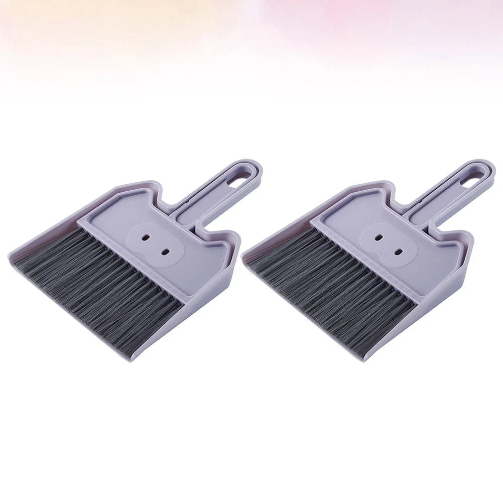 2 Sets Keyboard Cleaning Brush Child Small Broom And Dustpan With-