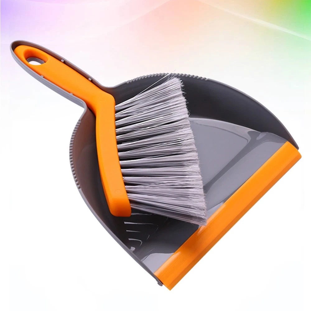 2 Pack Mini Broom Set Desktop Dustpan and Brush Sets Small Handheld