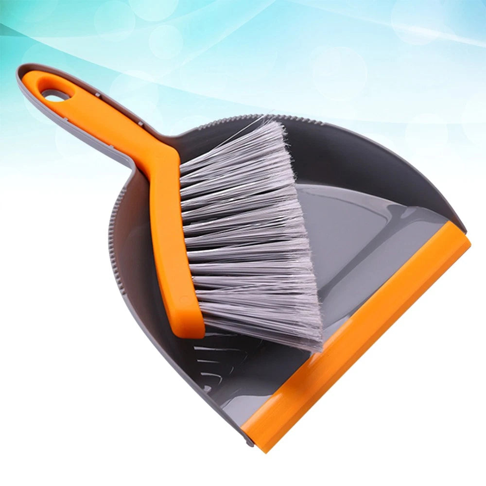 2 Pack Mini Broom Set Desktop Dustpan and Brush Sets Small Handheld