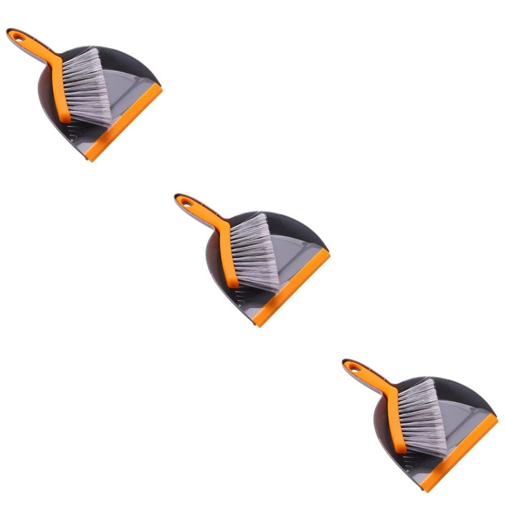 3 PCS Mini Broom Set Dust Pan and Brush Sets Desktop Small Dustpan