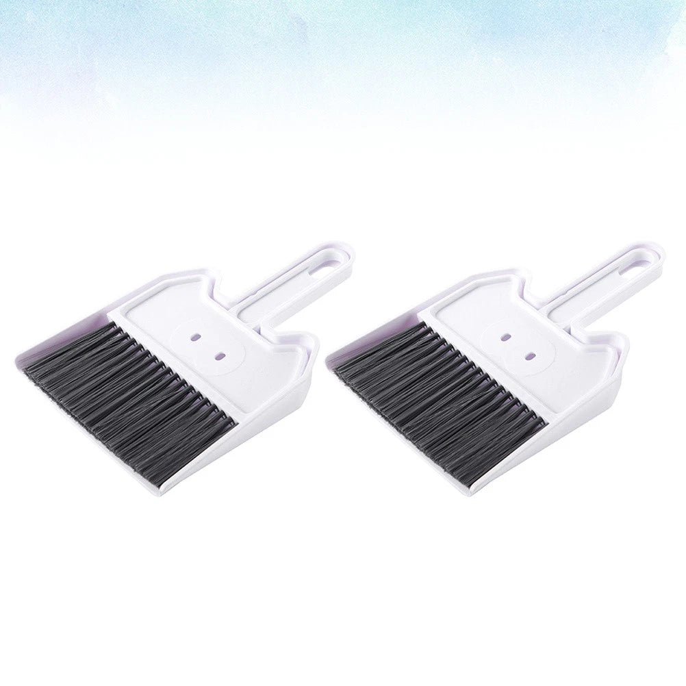 2 Sets Keyboard Cleaning Brush Child Small Broom And Dustpan With-