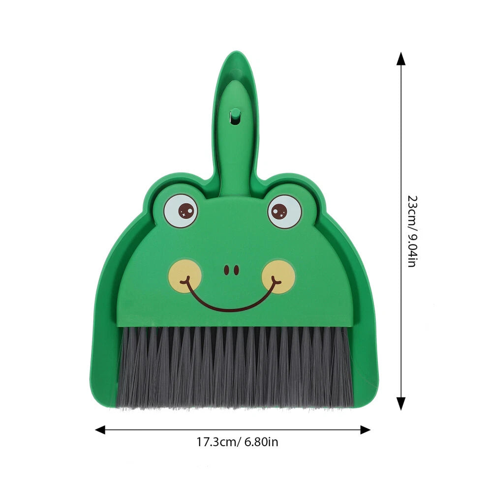 2 Sets Desktop Cleaning Brush Portable Mini Broom Dustpan And Small