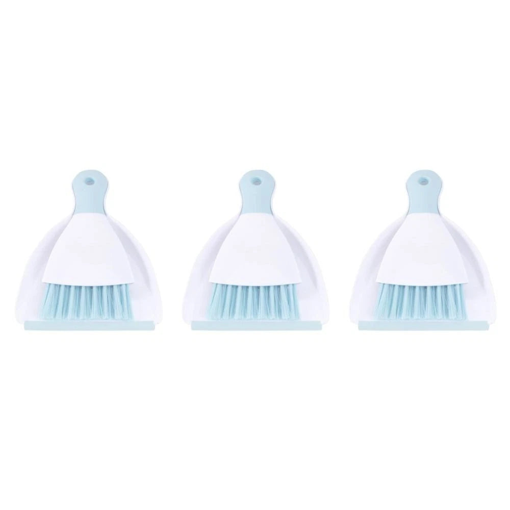 3 Pieces Convenient Small Dustpan Set Cleaning Tools Household Supplies