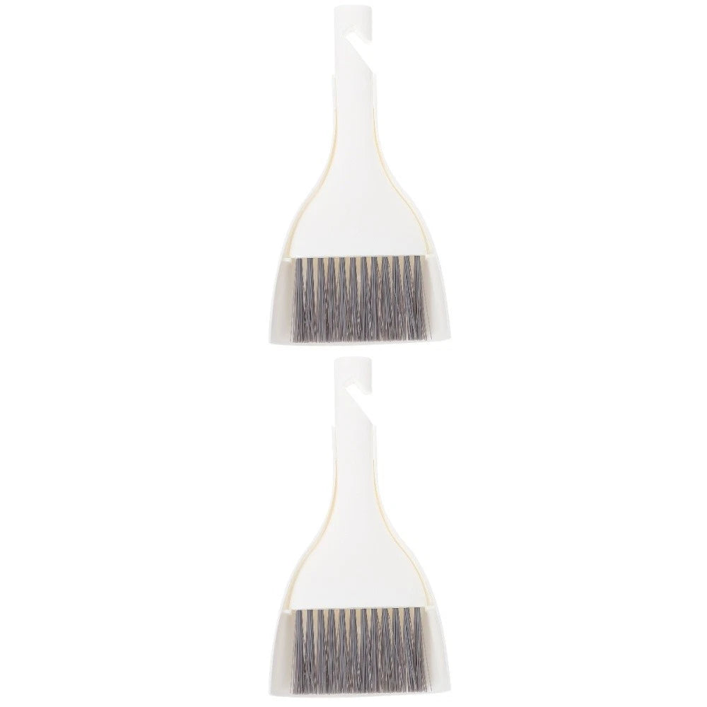 2 Sets Mini Dustpan Broom Desktop Small Cleaner Cleaning Brush for
