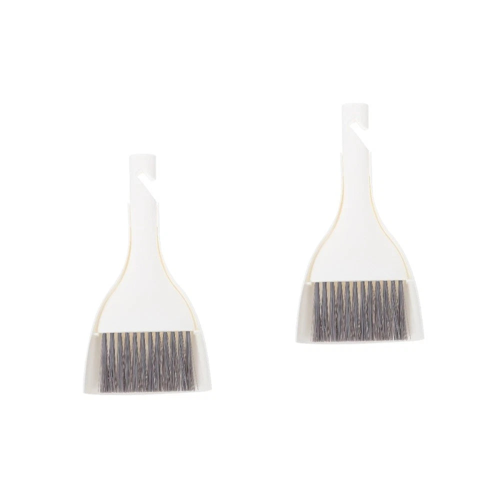 2 Sets Mini Dustpan Broom Desktop Small Cleaner Cleaning Brush for