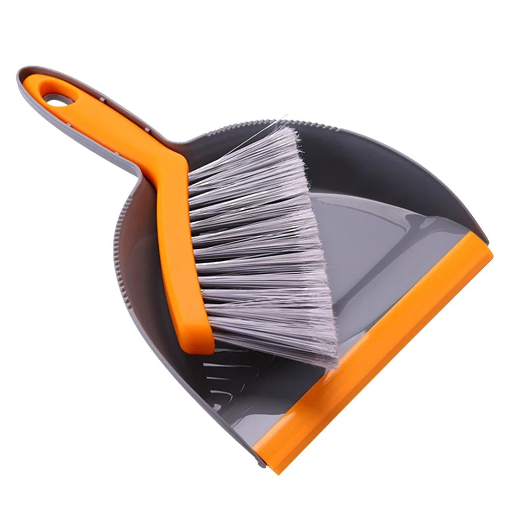 2 Count Mini Broom Set Dust Pan and Brush Sets Brushes Hand Dustpan