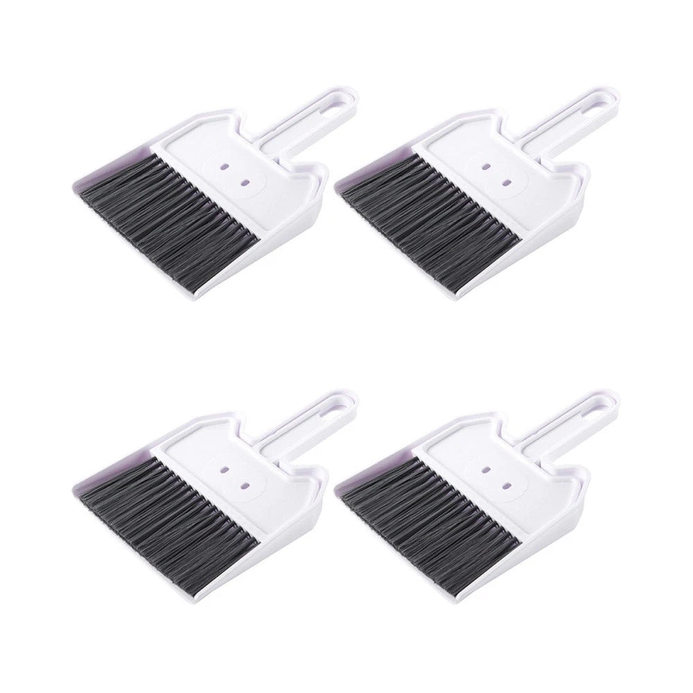 2 Sets Keyboard Cleaning Brush Child Desk Supplies Mini Broom with Dustpan