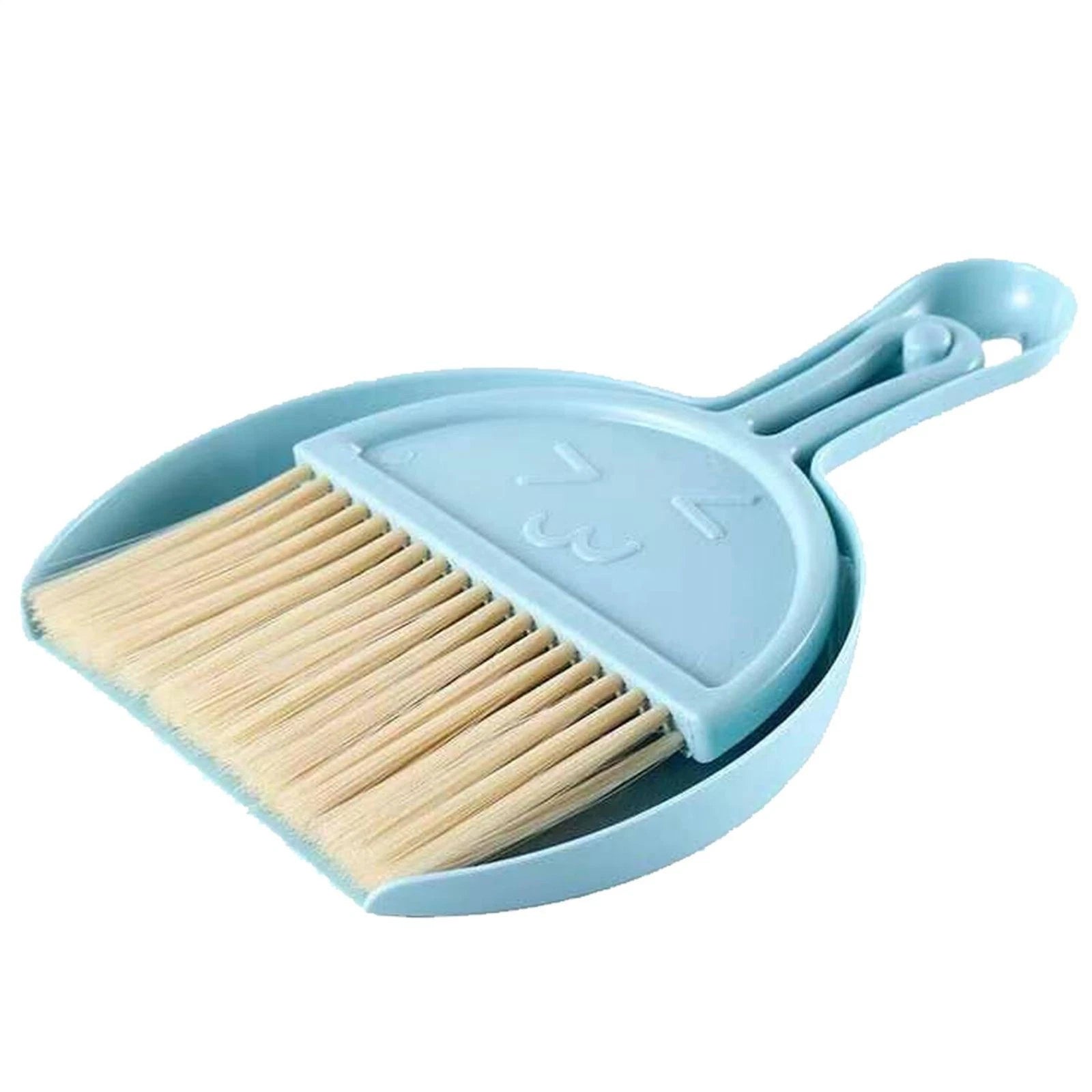 1Set Mini Hand Cleaning Broom And Dustpan Set Small Dust Pans With Brush
