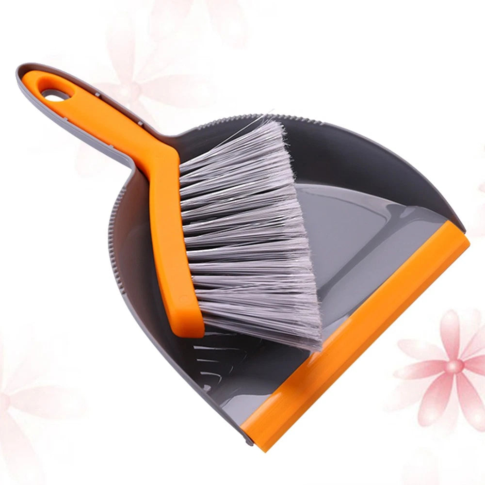 2 Count Mini Broom Set Dust Pan and Brush Sets Brushes Hand Dustpan