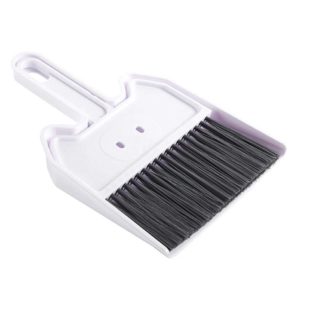 2 Sets Keyboard Cleaning Brush Child Home Desktop Mini Broom With Scoop-