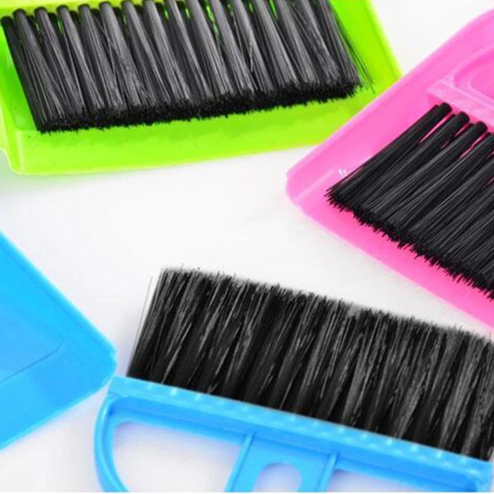 6 Sets Keyboard Cleaning Table Crumb Sweeper Mini - Hand Broom Dustpan-