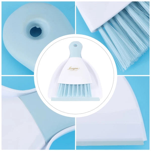 3 Pieces Convenient Small Dustpan Set Cleaning Tools Household Supplies