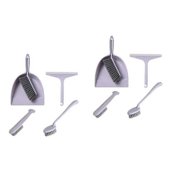 2 Pack Broom Dustpan Child Mini Table Brush Small Cleaning for Desk