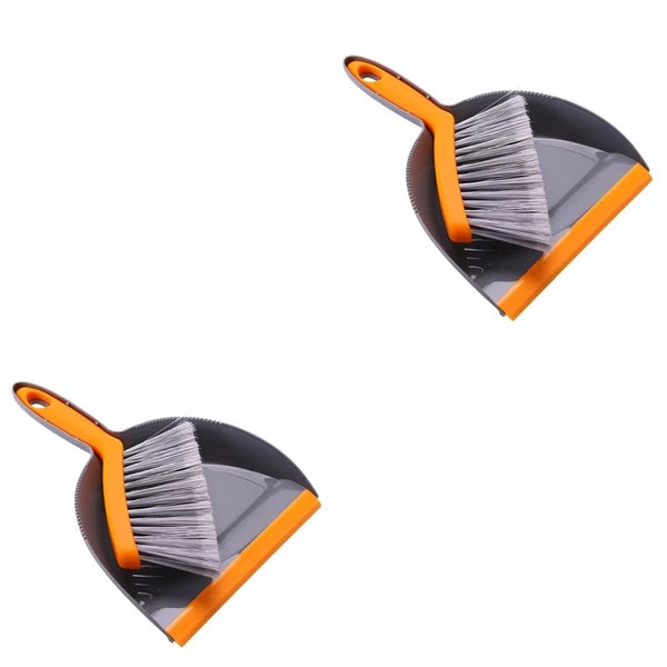 2 Count Mini Broom Set Dust Pan and Brush Sets Brushes Hand Dustpan