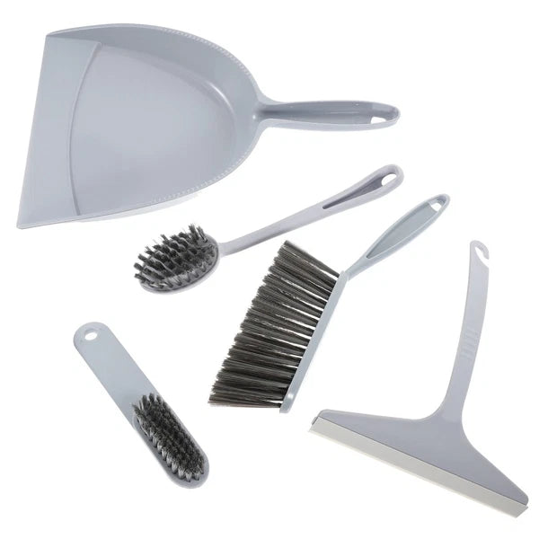 5 Pcs Broom Dustpan Child Small Cleaning Brush for Desk Mini Hand Brushes