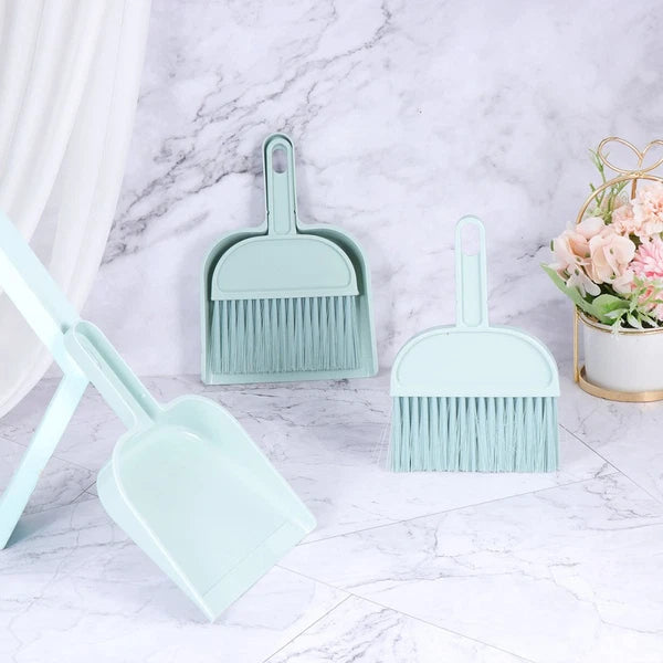 2 Sets Mini Dustpan Broom Brush Hamster Cleaner Tiny for Cage Small