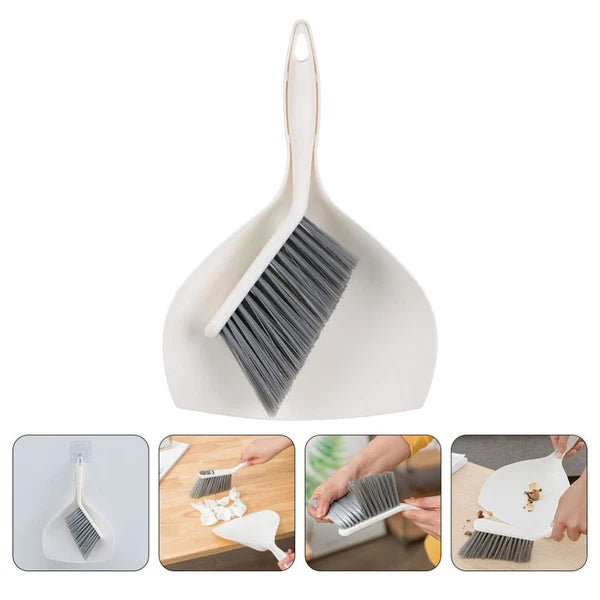 3 Sets Desktop Cleaning Kit Broom Dustpan Combination Products for Home