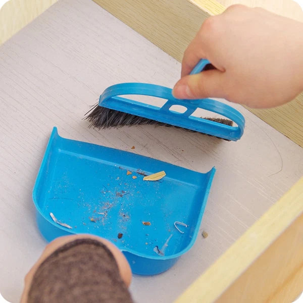 6 Sets Keyboard Cleaning Table Crumb Sweeper Mini - Hand Broom Dustpan-