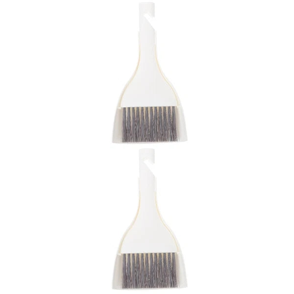 2 Sets Mini Dustpan Broom Desktop Small Cleaner Cleaning Brush for
