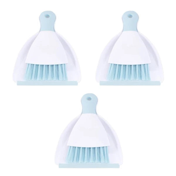 3 Pieces Convenient Small Dustpan Set Cleaning Tools Household Supplies