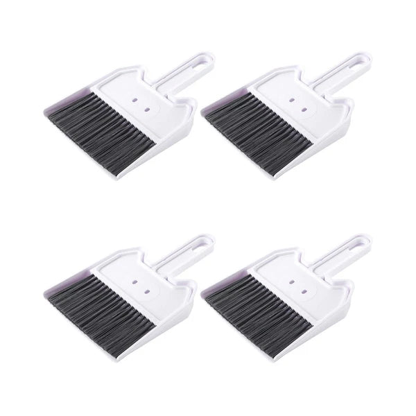 2 Sets Keyboard Cleaning Brush Child Desk Supplies Mini Broom with Dustpan