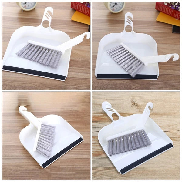 2 Sets Kitchen Cleaning Child Dust Supplies Table Dustpan and Brush