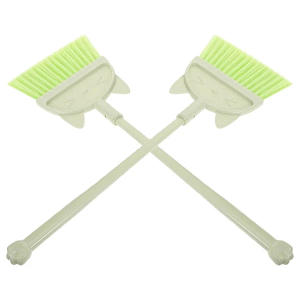 2 Pcs Children's Broom Set Toddler Baby Cleaning Toys Dustpan and Brush