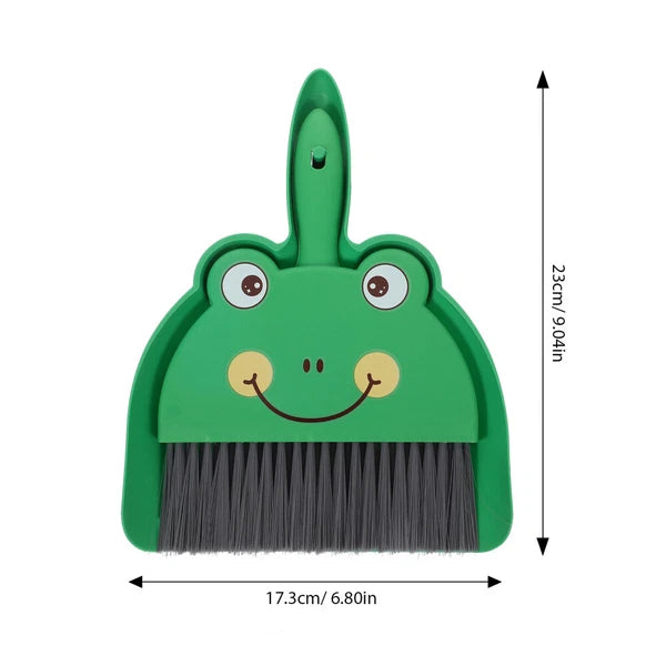 2 Sets Desktop Cleaning Brush Portable Mini Broom Dustpan And Small