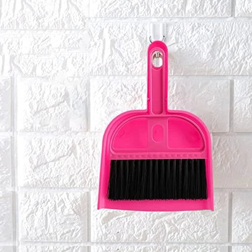 6 Pack Mini Hand Broom and Dustpan Set Cleaning Tools for Desk Car Pet Cage