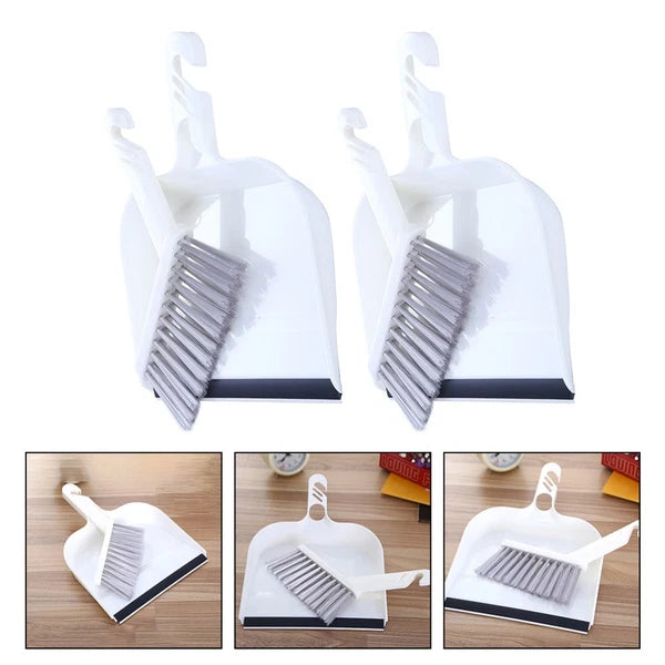 2 Sets Kitchen Cleaning Child Dust Supplies Table Dustpan and Brush