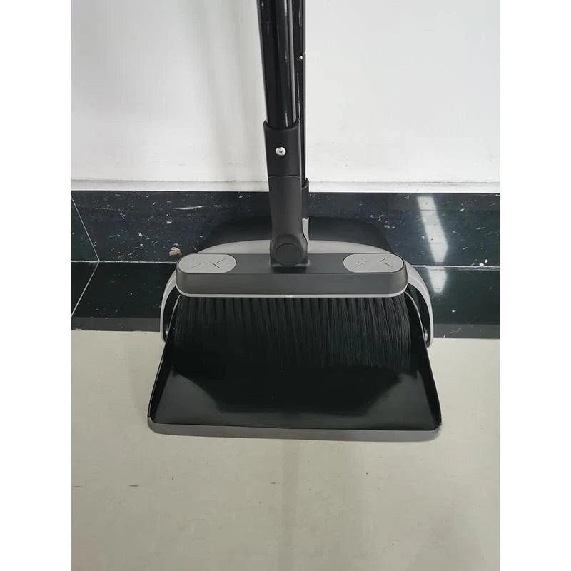 Broom & Dustpan Set Extendable Swivel Brush Comb Teeth Cleaning Multifunctional