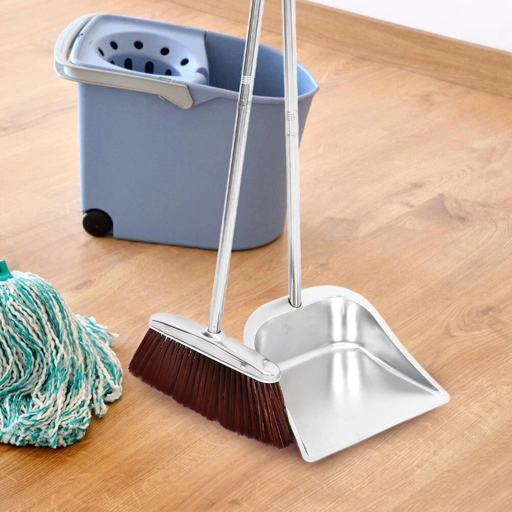 Broom Garbage Set Office Cleaning Supplies Brooms with Dustpans