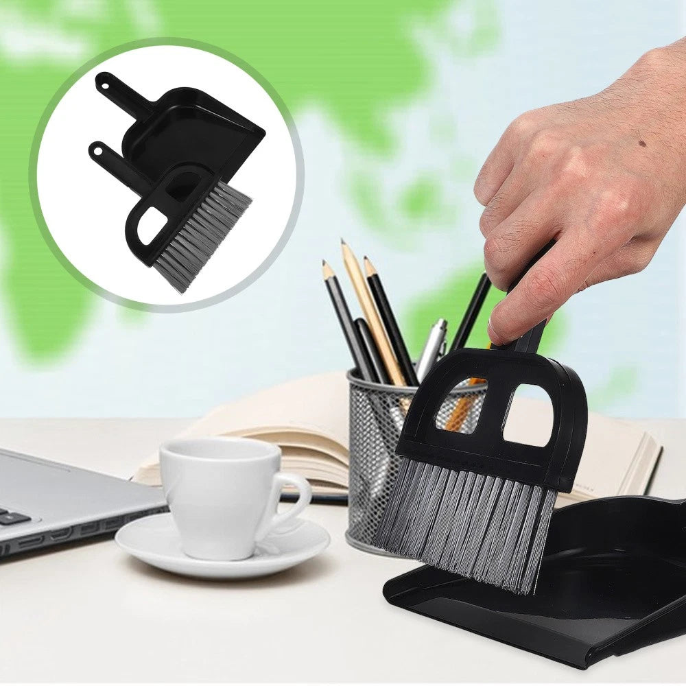 Broom Dustpan Set Car Gap Brush Desktop Cleaning Broom-