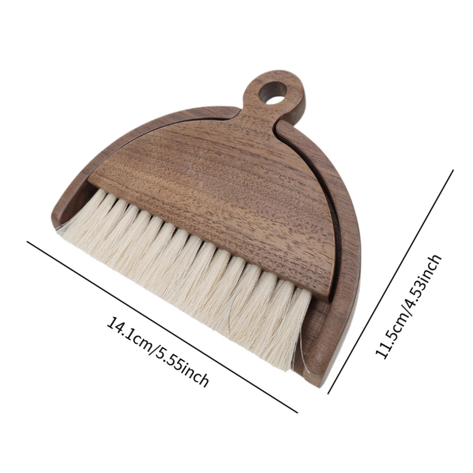 Small Hand Broom and Dustpan Set Sweep Cleaning Brush for Sofa Table Kitchen