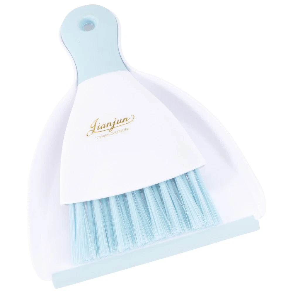 Set of 2 Convenient Small Dustpan Desktop Cleaner Cleaning Tools