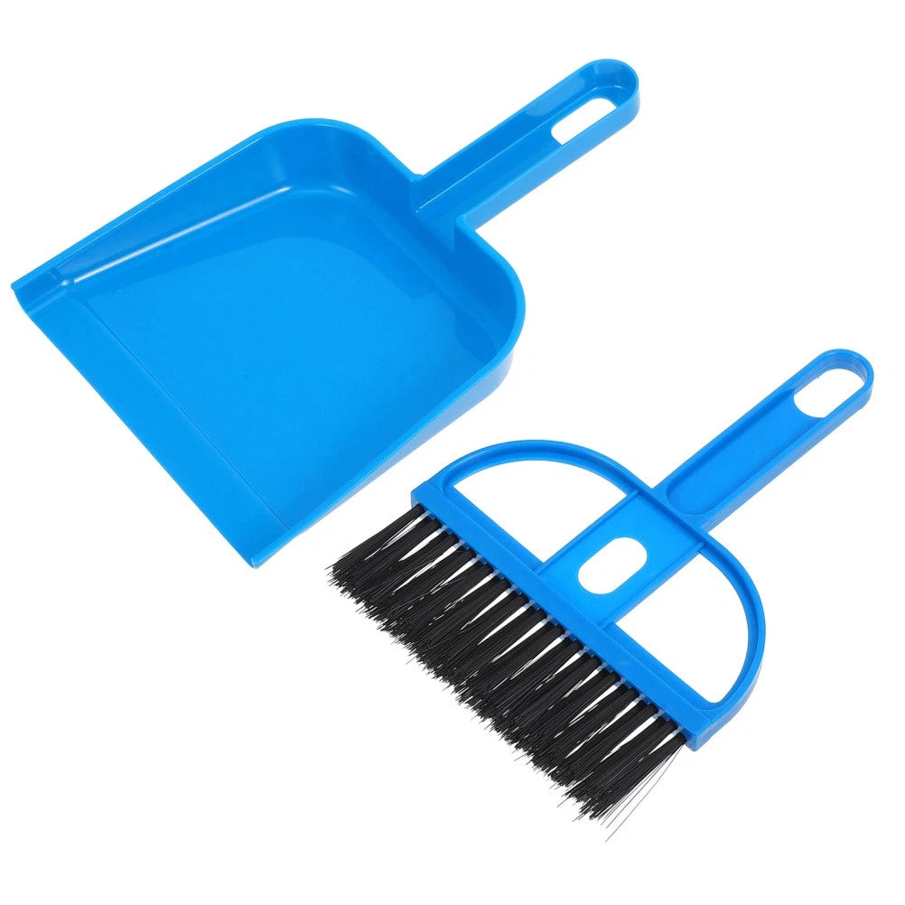 Desktop Broom Set Child Detailing Cleaning Tool Dust Pan Brushes