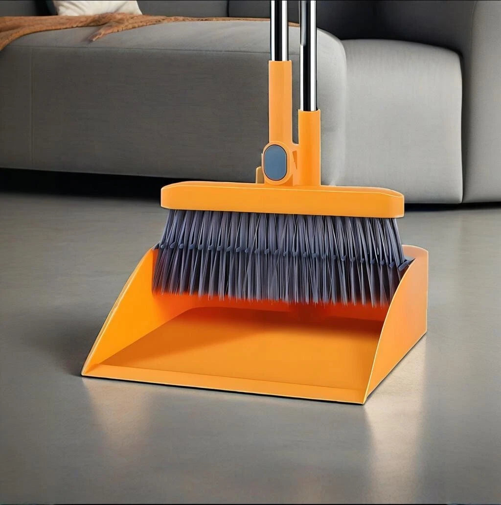 Household Broom Folding Dustpan Kit Combination Broom Wiper Blade Hair Sweeping
