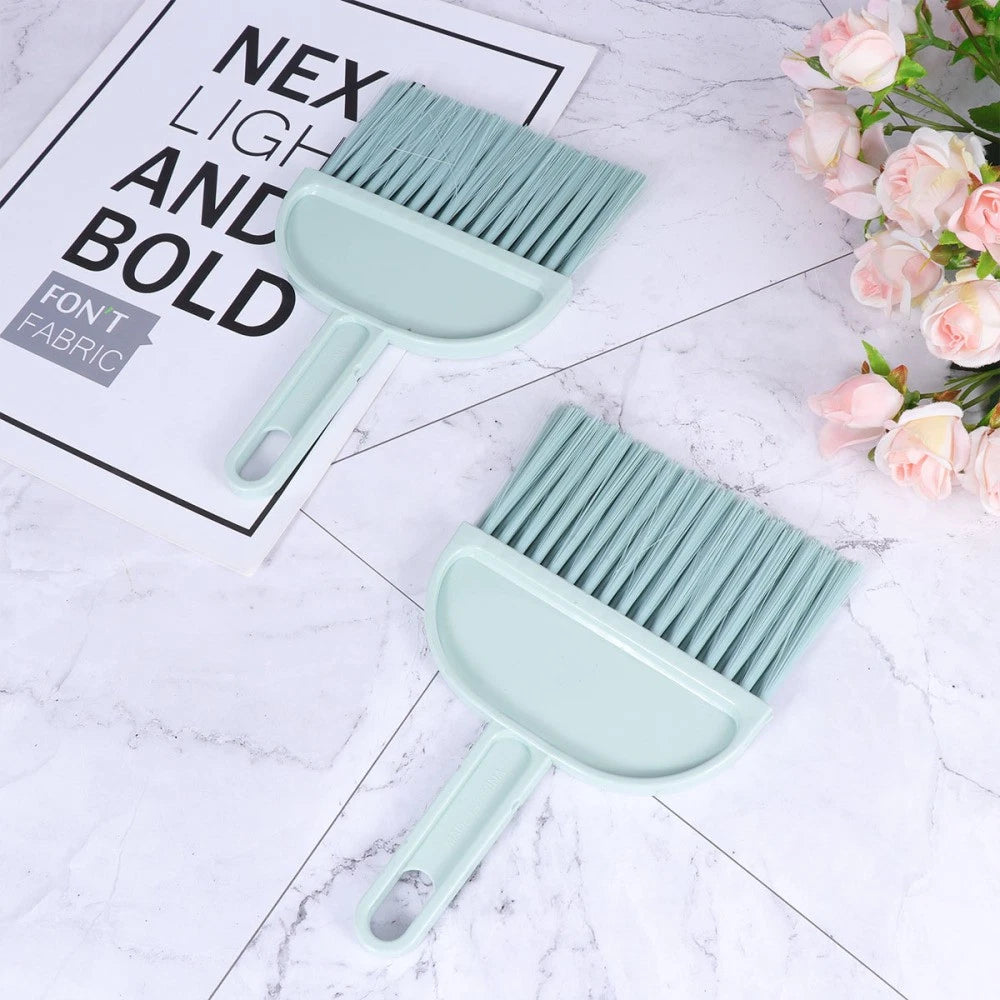 2 Sets Mini Dustpan Broom Brush Hamster Cleaner Tiny for Cage Small