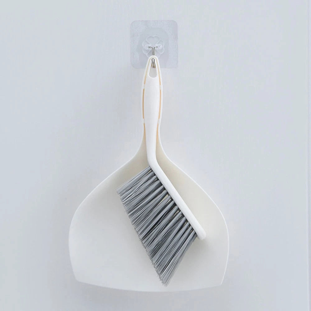 2 Sets Desktop Cleaning Kit Broom Dustpan Combination Accessories