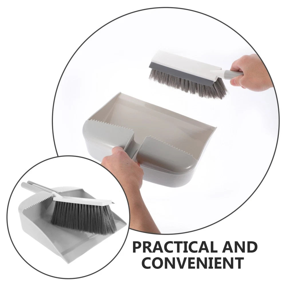 Mini Dustpan Broom Set Desktop Small Brush and Table Sweeper for Crumbs
