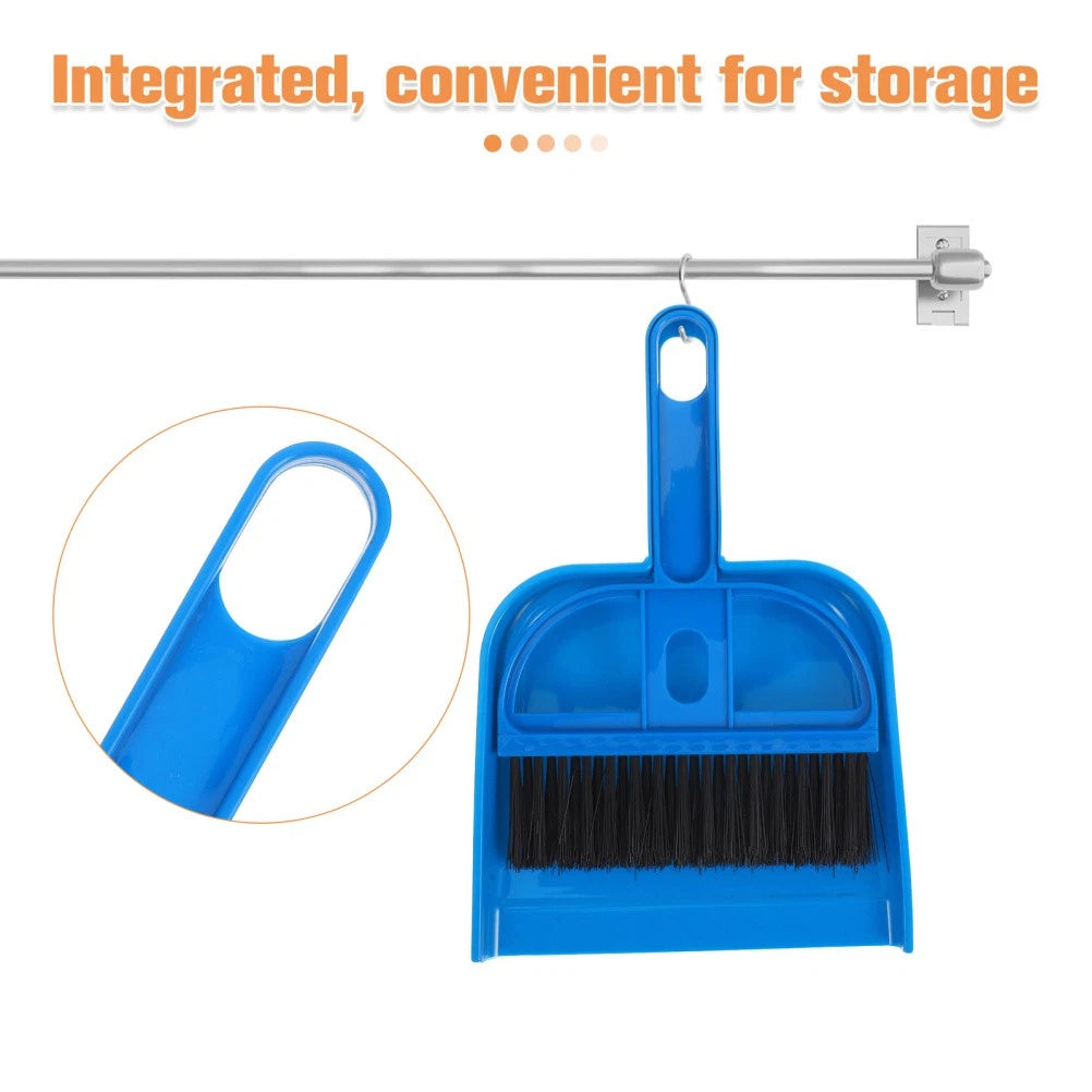 Desktop Broom Set Child Detailing Cleaning Tool Dust Pan Brushes