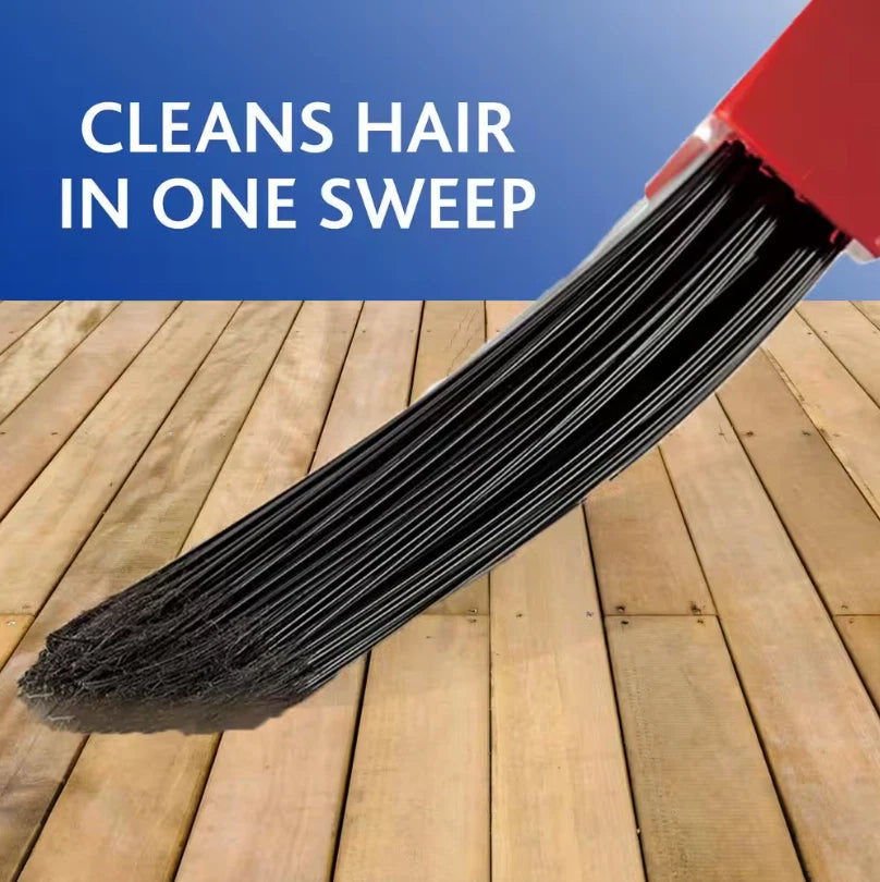 Power Corner Pet Pro Angle Broom with Step on Dust Pan - Pack Of 2