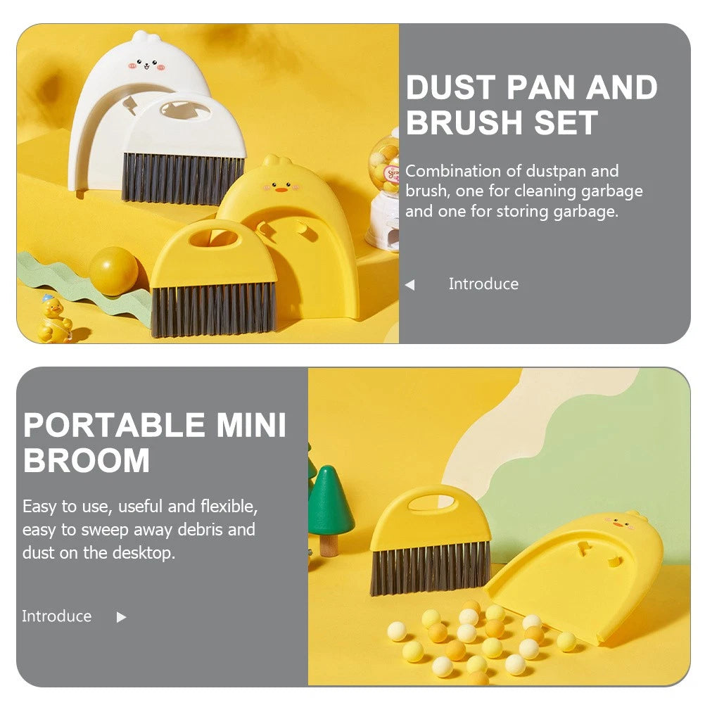 Mini Dustpan Set Baby Keyboard Brush And Small Table Cleaning Brush-