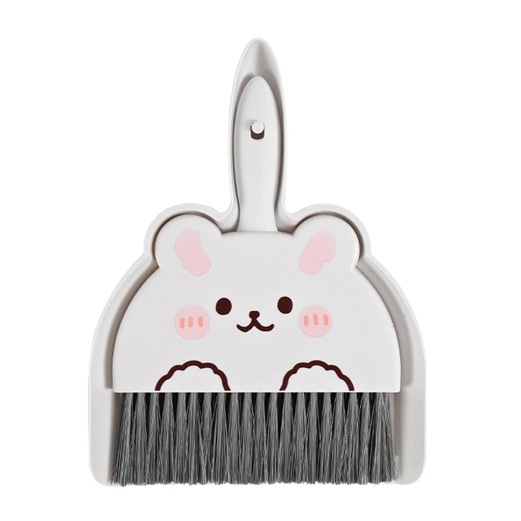 Dustpan and Brush Set Cartoon Mini Portable Cleaning Broom