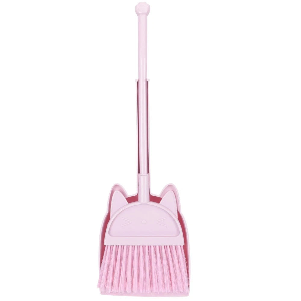 Children's Broom Set Toddler Childrens Sweeping Brush and Dustpan for