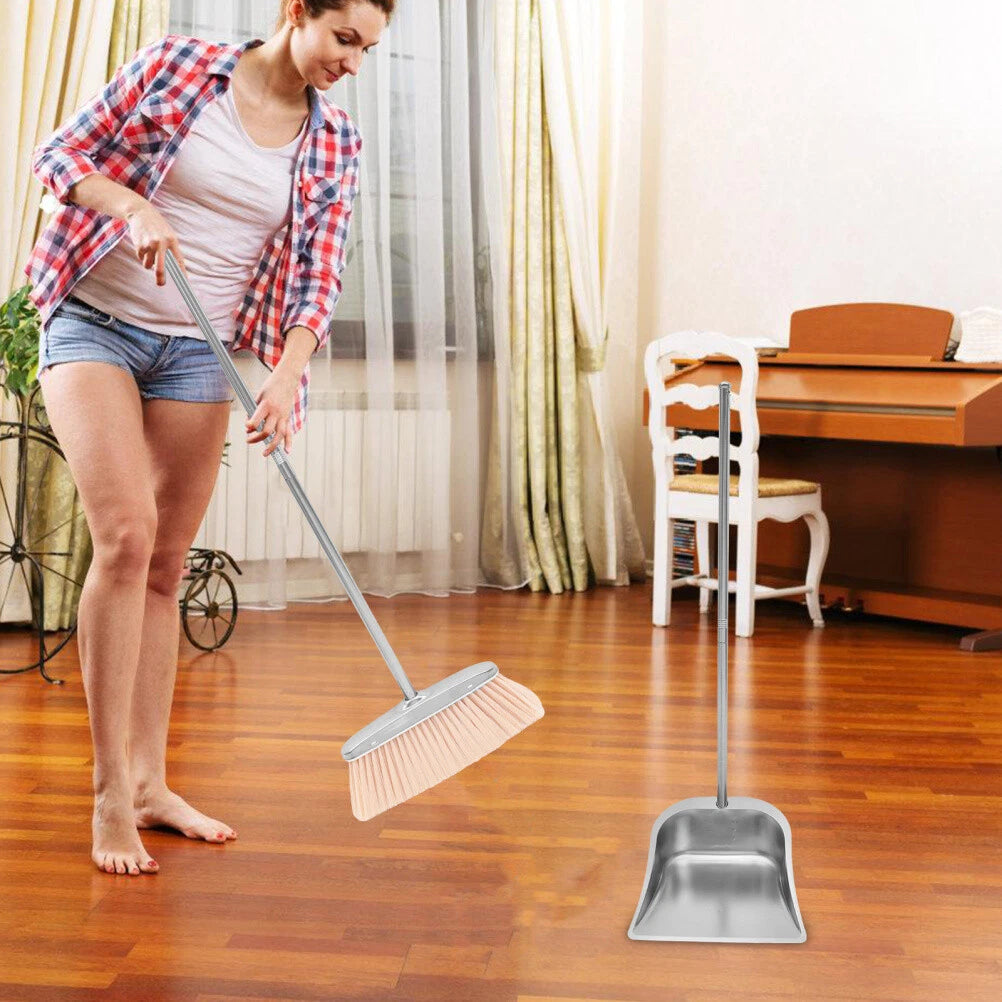 Broom Garbage Set Office Cleaning Supplies Brooms with Dustpans