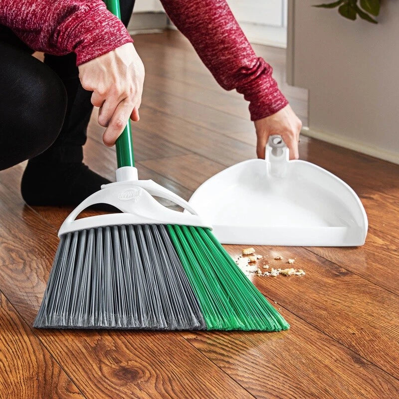 Precision Angle Broom Dust Pan Set All Surface Fibers Eco Friendly Clean Dust US