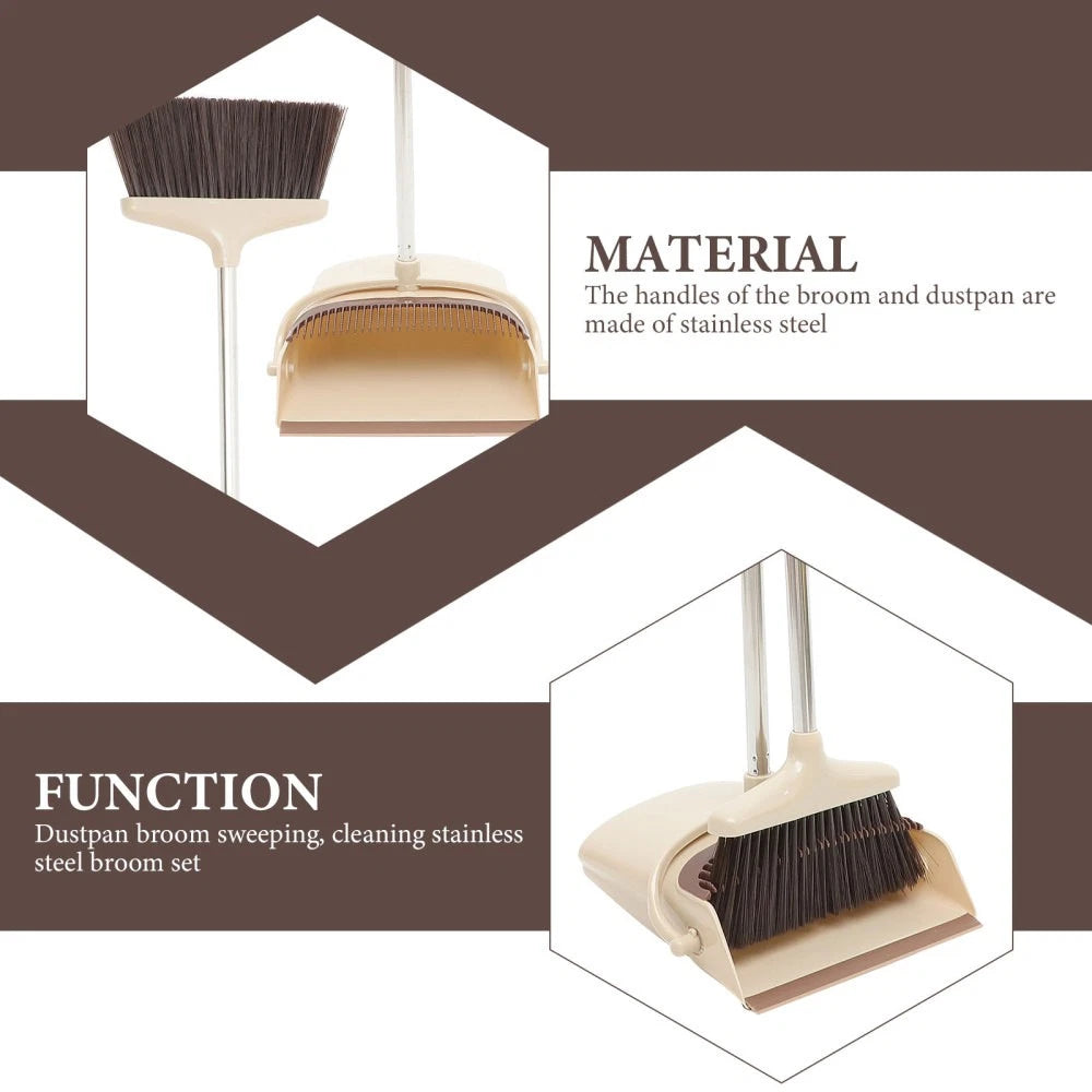 Broom Dustpan Set Office Small Brushes for Cleaning Floor Sweeper