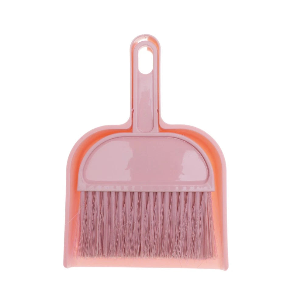 Mini Broom Dustpan Set Hand Whisk Pet Hair Removal Kitchen Gadgets